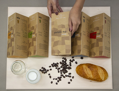 Blend - Sustainable Coffee Packaging brand identity branding branding design coffee coffee packaging food packaging illustration logo package packaging packaging design paper print design sustainability sustainable sustainable packaging