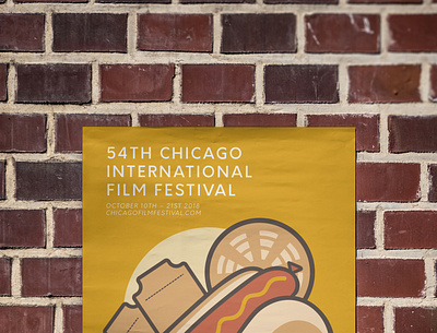 Chicago Film Festival Poster chicago film festival film poster filmfestival films illustration illustrator poster poster a day poster art poster design poster designer