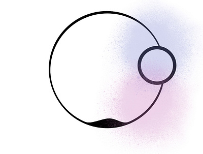 Worlds collide affinity affinitydesigner design flat illustration illustration inspiration logo minimalist procreate vector