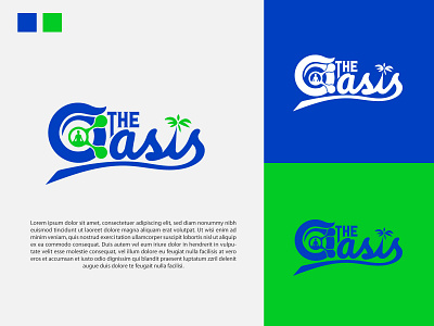 The Oasis logo Design brandidentitydesign branding design business logo company brand logo creative logo flat logo logo logo design minimalist lgo modern logo