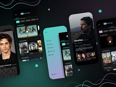 Movie and Series App Design app design app ui design graphic design movie app movie app design movie app ui series app ui uiux user interface ux