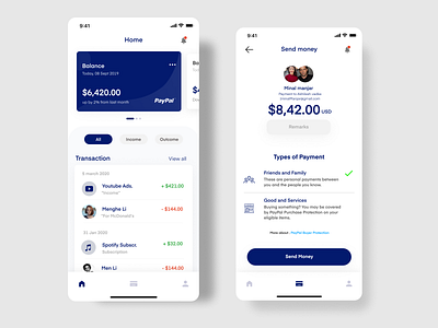 PayPal App Redesign