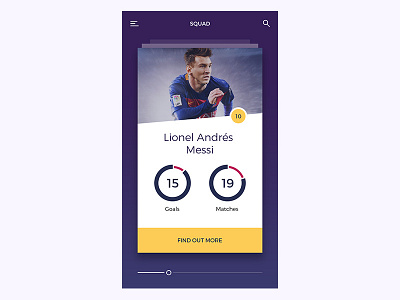 FC Barcelona App app barca barcelona cards clean fc football messi mobile neymar squad suarez