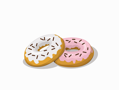 Donuts! donuts food illustration vector