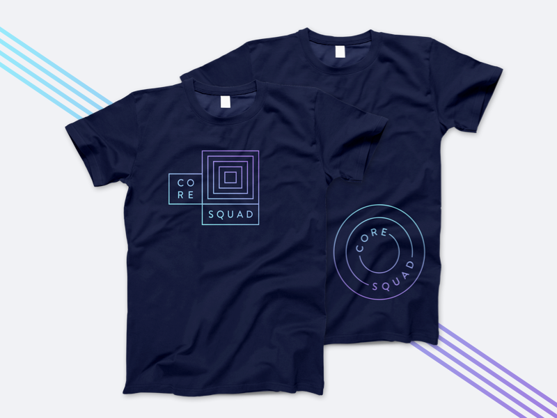 Core Squad T-shirt concepts by Adam Becker on Dribbble