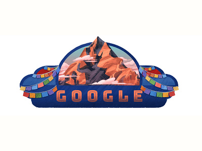 Google Doodle: Nepal Reupublic Day 2018 brand identity colour design google google doodle illustration illustrator indian