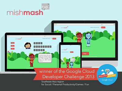 MishMash UI character design user interface web web design