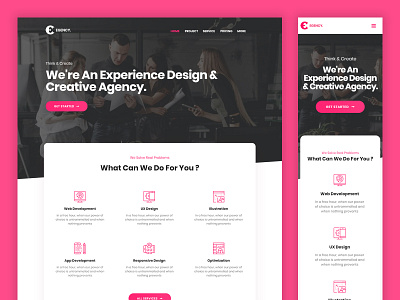 Agenture agency agency landing page agency website business landing design landing page landing page design web web design webdesign website website concept website design website template website templates website theme websites