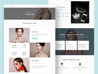 Jewellery Elementor Template Kit business elementor elementor templates jewel jewelery jewellery jewelry jewels sales web web design webdesign website website builder website concept website design websites wordpress wordpress design wordpress theme