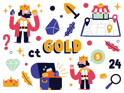 GOLD ILLUSTRATION