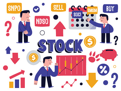 STOCK ILLUSTRATION economic economics economy invest investment money stock stock market stocks trading trading app trading platform