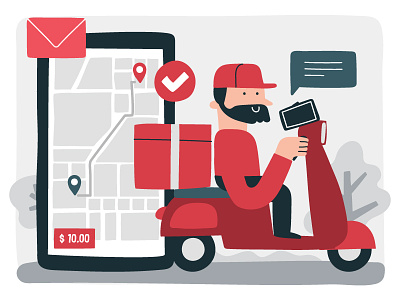 COURIER courier courier app courier service deliver delivery delivery app delivery service online shop online shopping online store package