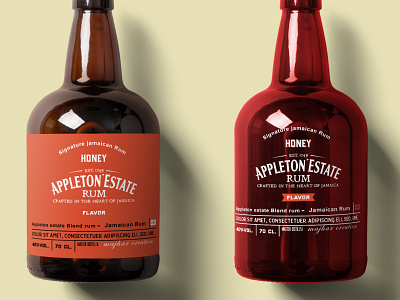 rum bottle package redesign