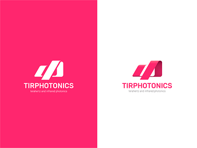 TIRphotonics logo brand identity branding logo logo design logotype product ray reflection science vector