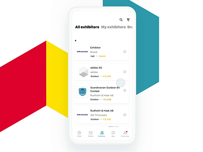 Messe Connect – trade fair app animation app favorite ios trade fair ui ux