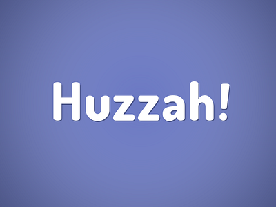 Huzzah! app branding dating huzzah iphone logo