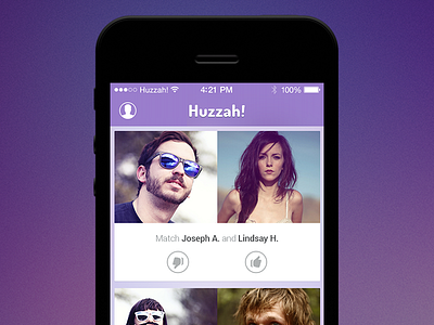 Huzzah Feed app dating feed huzzah ios ios 7 ios7 match making matches