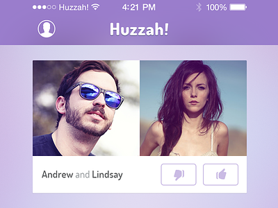 Match app dating facebook huzzah ios ios7 iphone match making profile