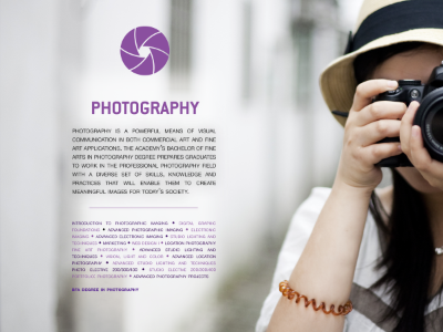 Categories: Photography aaart major photography purple rebrand