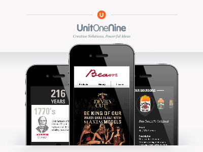 UnitOneNine Splash animations css3 design preview responsive splash page uon