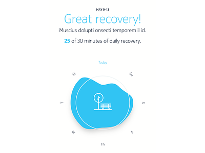 Workout & Recovery diagram exercise fitness graph health ios movement recovery sleep stats workout