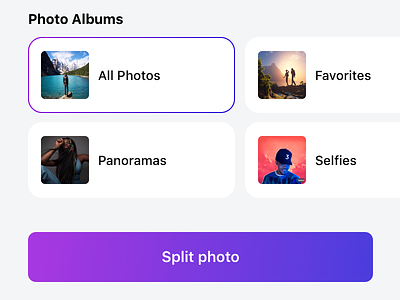 Panols II app app store gallery gradients iphone light panols panoramas photos redesign ui
