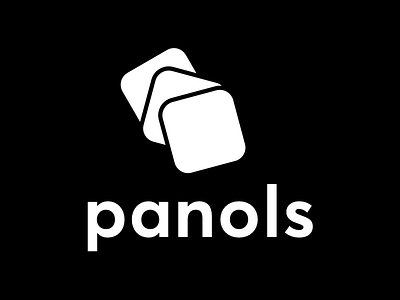 WIP: Panols II Monochrome branding gradient ios logo monochrome panels panols panoramas redesign splits vibrant