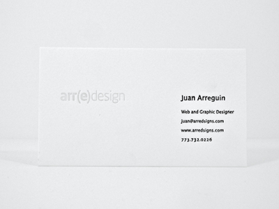 Self Branding — Business Card business card design neosans self branding