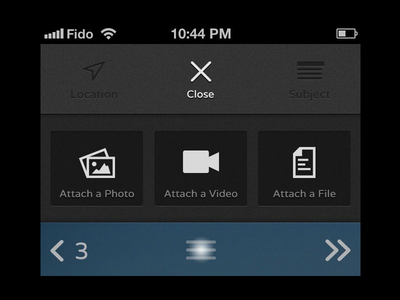 Attachments application attachments drawer file iphone open tab photo send video