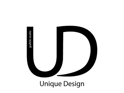 Unique Design design logo typography