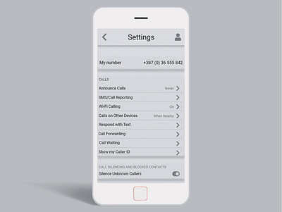 SETTINGS app dailyui design typography ui ux vector