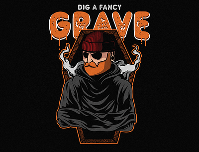 Dig a fancy grave - Brand Design art brand design design flash deisgn illustraion tattoo art tattoo design tattoos tshirt art tshirtdesign