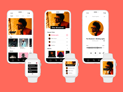 Daily UI #009 – Music Player app apple apple watch dailyui dailyuichallenge design music music app music player smartwatch ui uidesign watch
