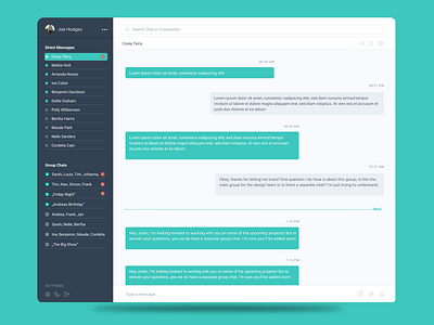 Daily UI #013 – Direct Messaging