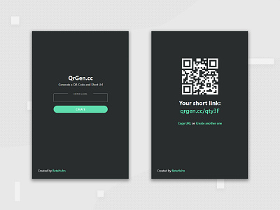 Simple QR-Code Generator design qrcode ui web webdesign