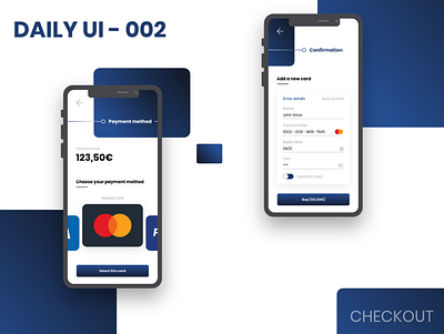 Daily UI - 002 - CHECKOUT app checkout dailyui dailyui002 dailyuichallenge ui uidesign webdesign
