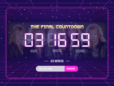 Daily UI - 014 - Countdown timer countdowntimer daily 100 challenge dailyui dailyui014 dailyuichallenge finalcountdown ui uidesign