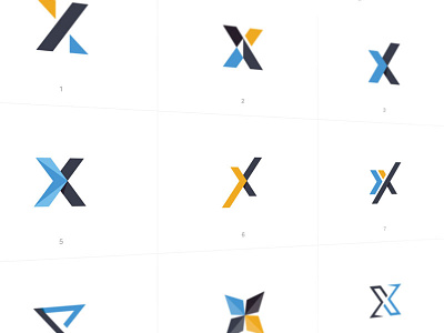 X Icon Vector Concepts branding concept icon identity logo software