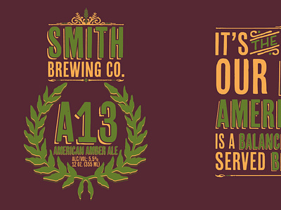 Smith Brewing Co. branding design illustration logo typography