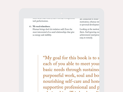 Goal Guide design ebook design typography