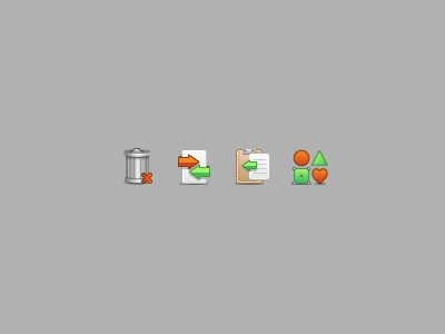 Simple small icons icons illustrator madoyster simple