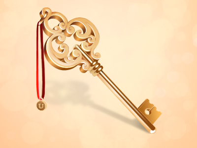 Golden Key gift gold icon icons key madoyster