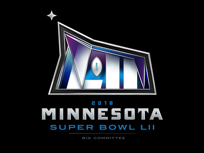 2018 Minnesota Superbowl LII Bid Comittee football logo minnesota sports super bowl