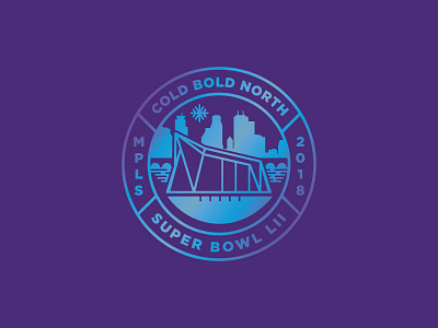 Super Bowl LII football lockup logo minneapolis minnesota nfl super bowl
