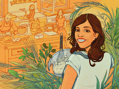 Carla Bertolucci - Podcast Art agriculture asian illustrator illustration illustrator npr plant podcast art portrait tech illustration tech portrait