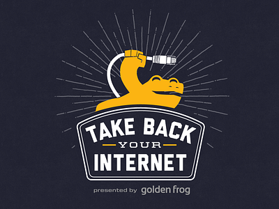 Take Back Your Internet golden frog sxsw take back your internet