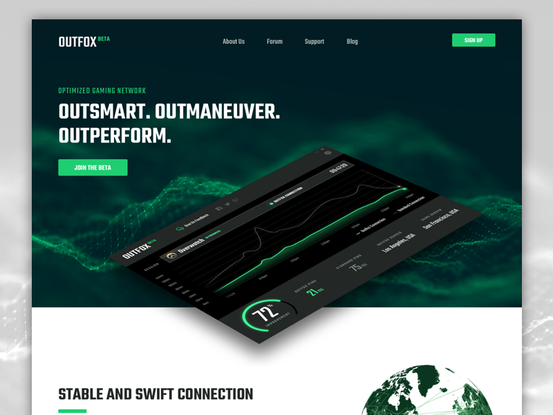 Outfox Beta Website outfox network gaming