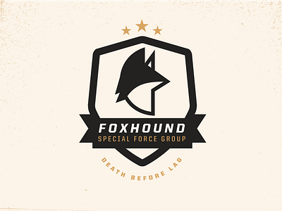 Foxhound Badge badge foxhound gaming outfox