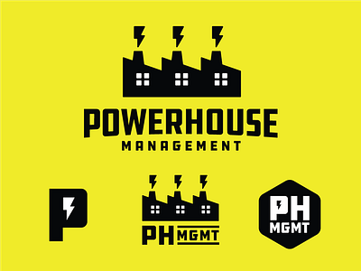 Powerhouse Logo Marks logo power powerhouse