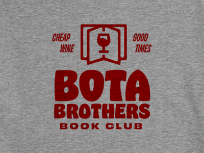 Bota Bros Book Club bold book bota club shirt wine